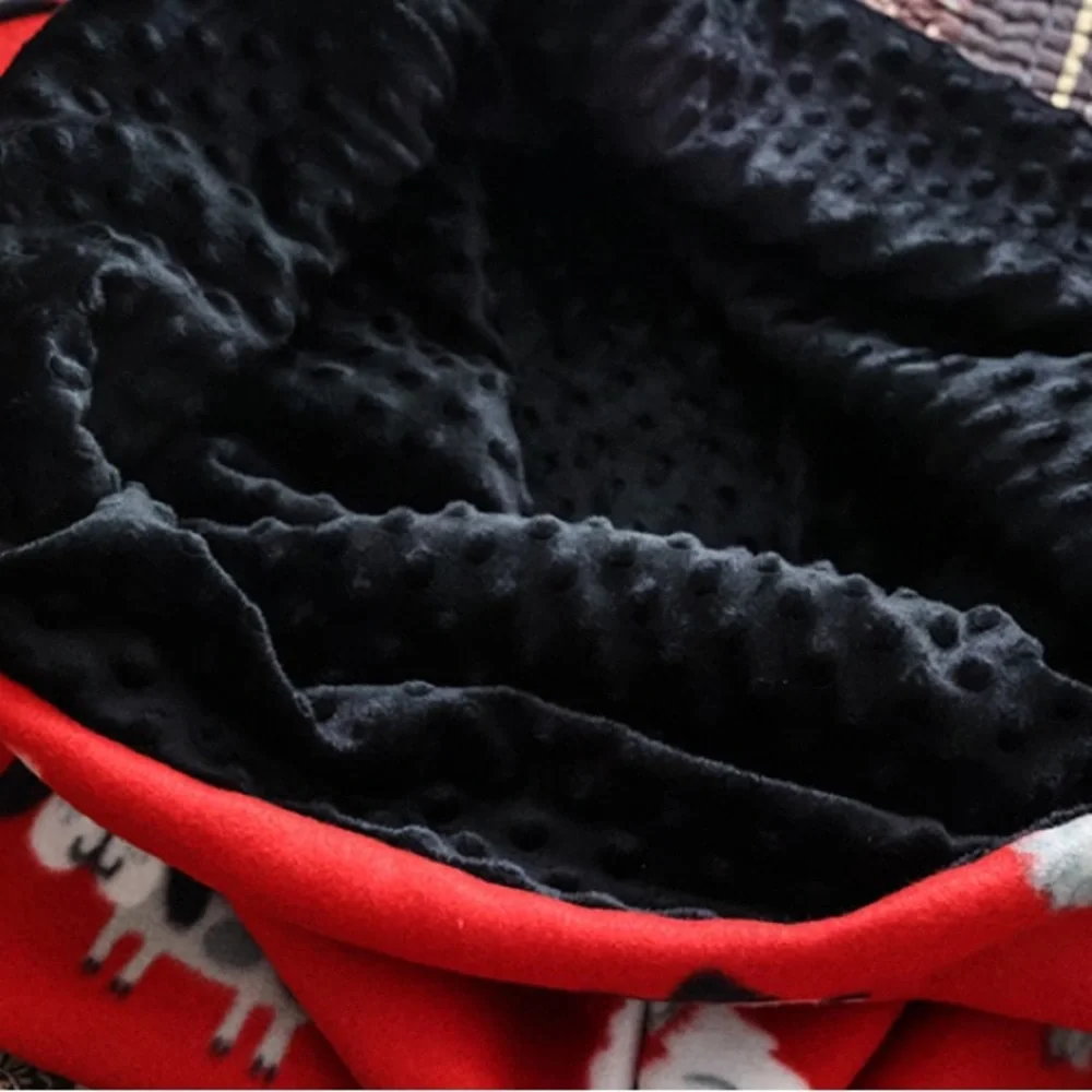 Dog puppy snuggle sack blanket